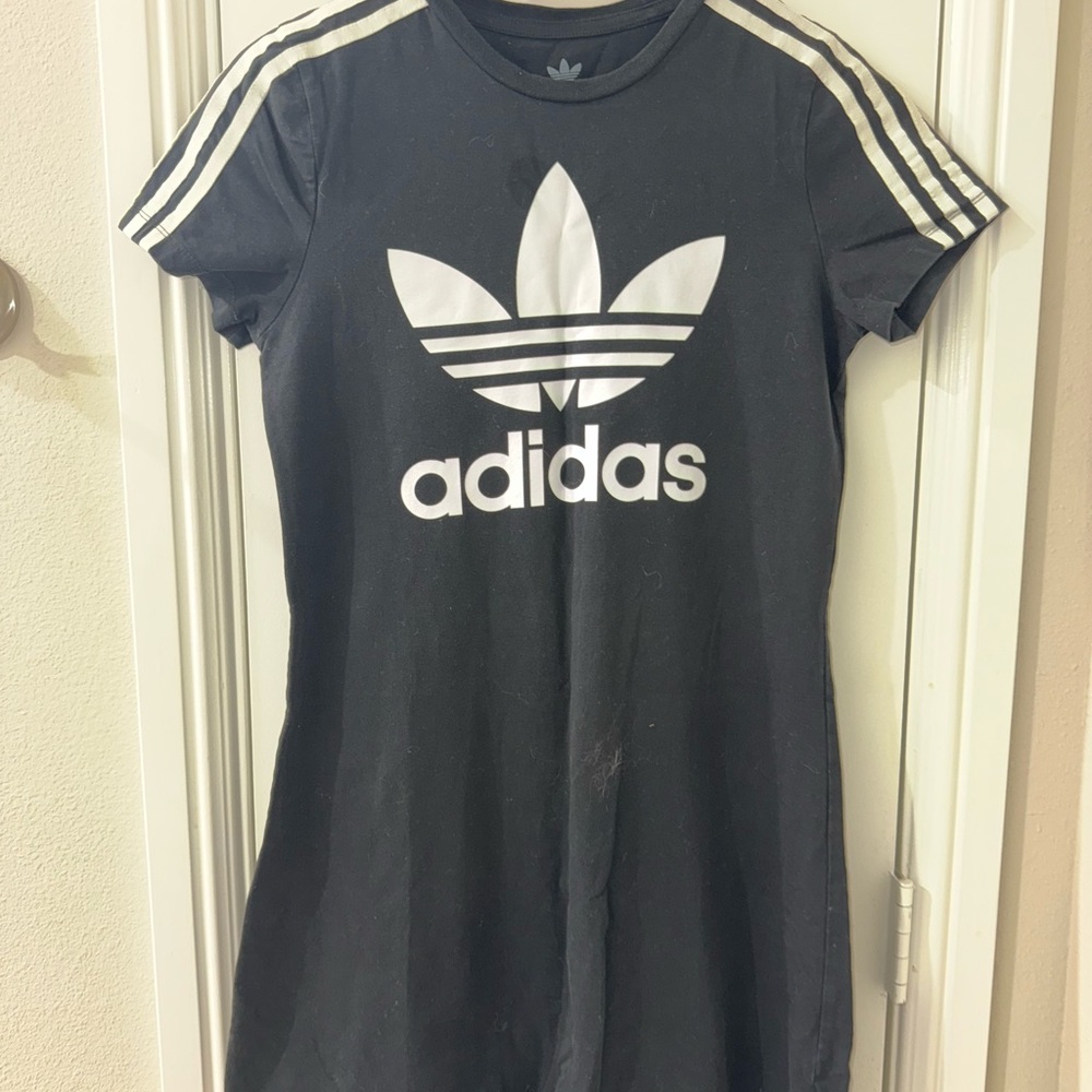 Adidas Originals Girls Trefoil T-Shirt Dress – Size 13/14Y, New Without Tags